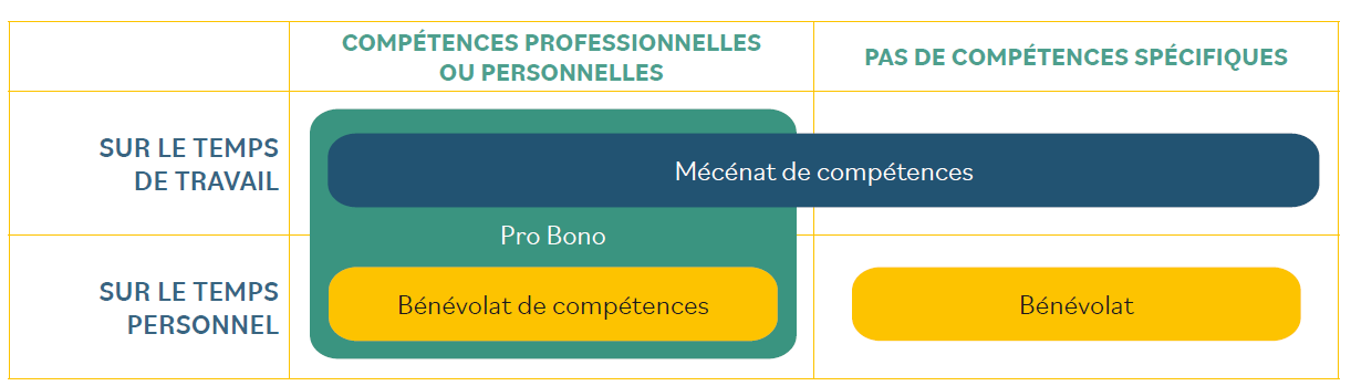Bénévolat ou mécénat de compétences