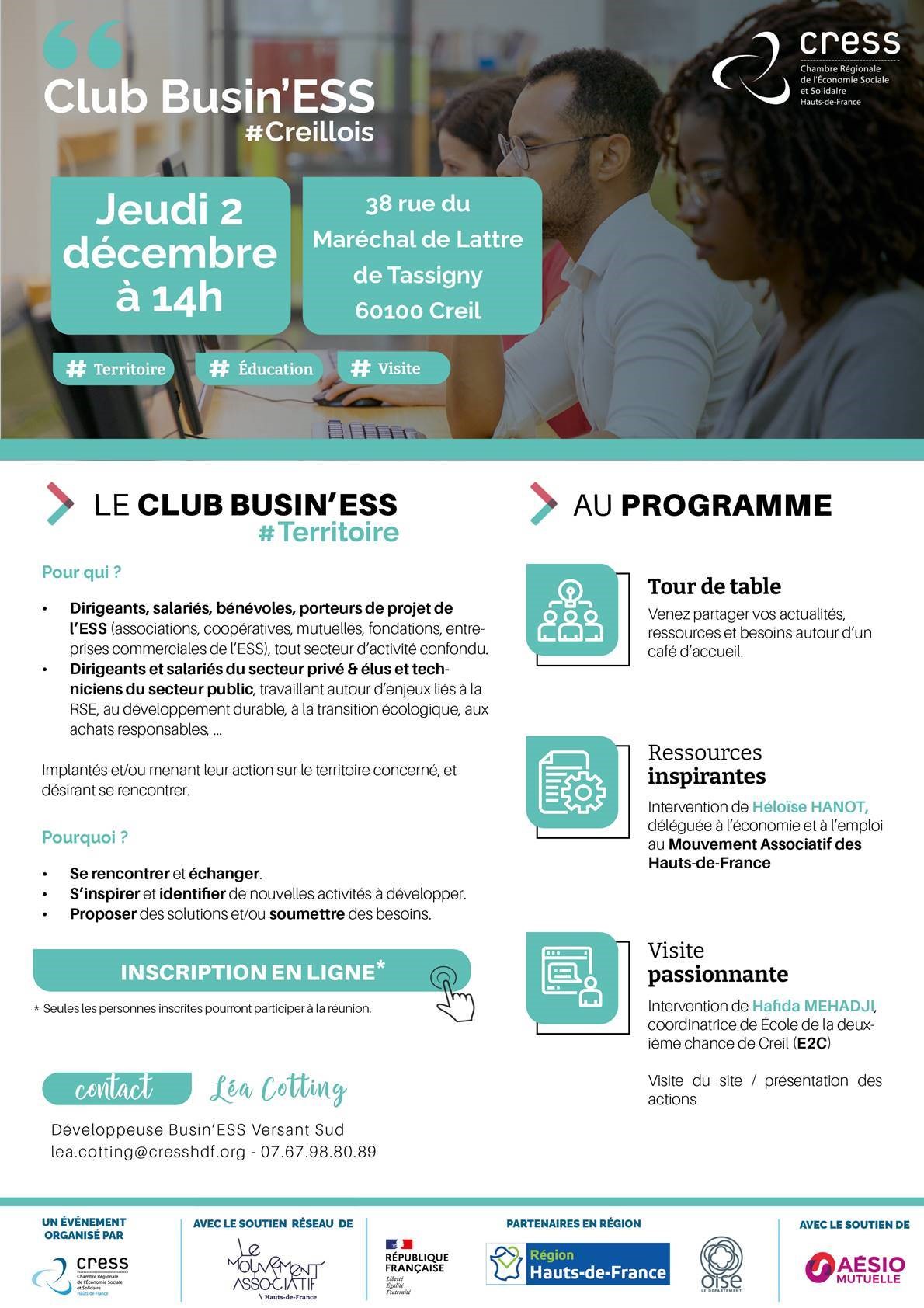 Programme club busin'ess Creil