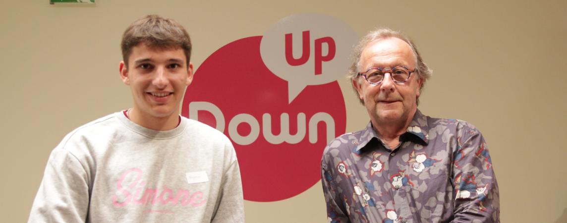 Benjamin Huarte (L'engagement Simone) et Emmanuel Laloux (Down Up)