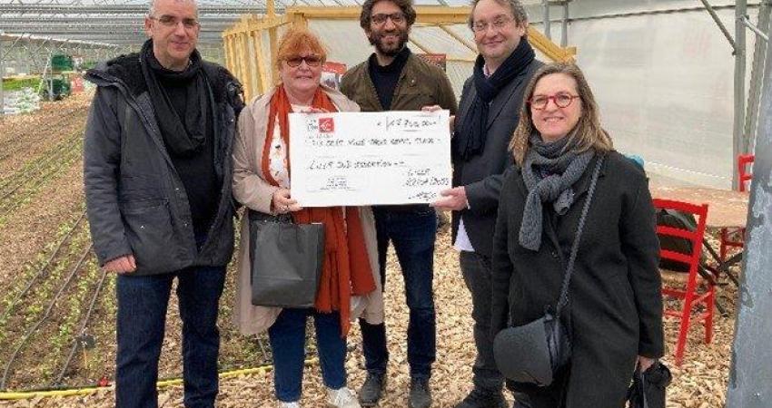 La Fondation a à cœur de porter les projets d’insertion comme celui de la ferme urbaine de Lille Sud Insertion à Lille.