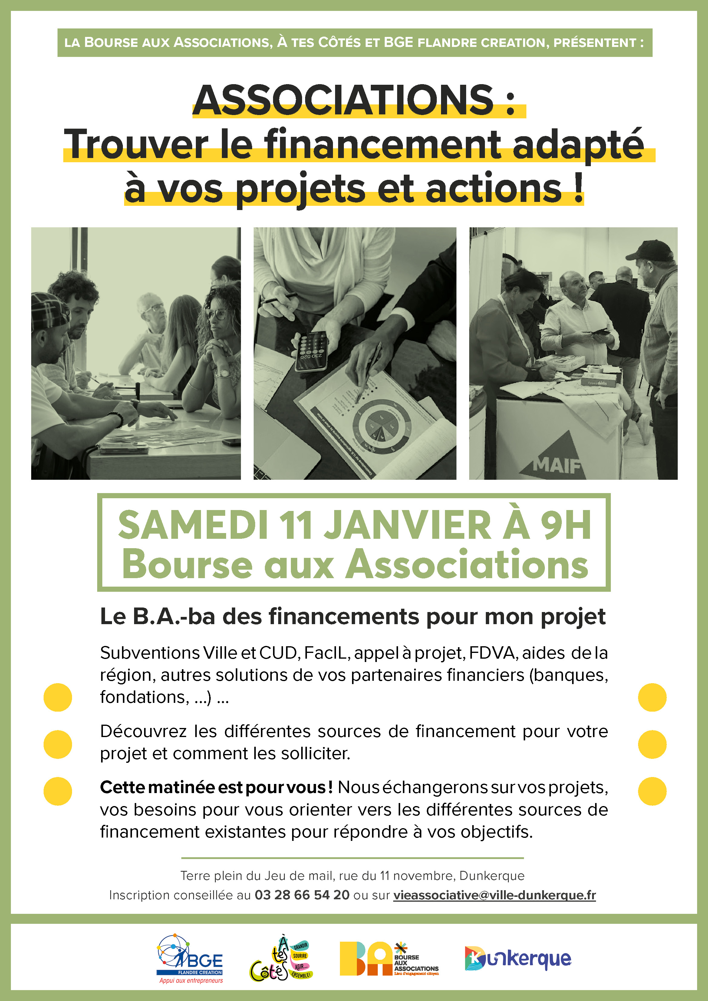 Trouver le financement adapté à vos projets et actions !