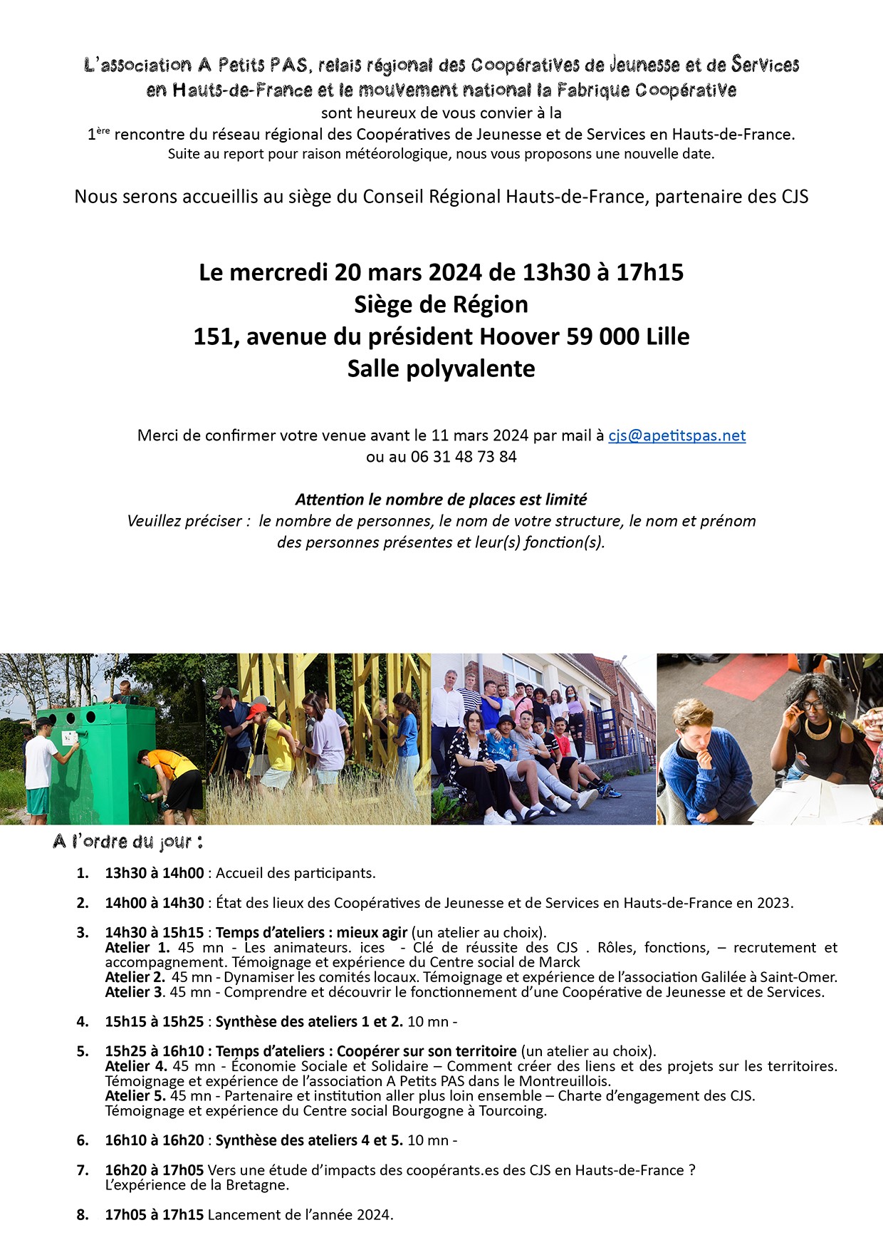 programme rencontre coopérative jeunesse