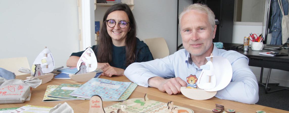 Morgane de Villers et François-Xavier Poulain, les créateurs de Sloli 