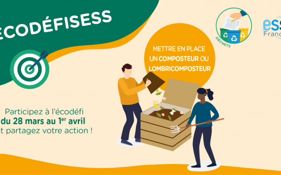 1er Eco-défi ESS : Mettre en place un composteur ou lombricomposteur au travail 