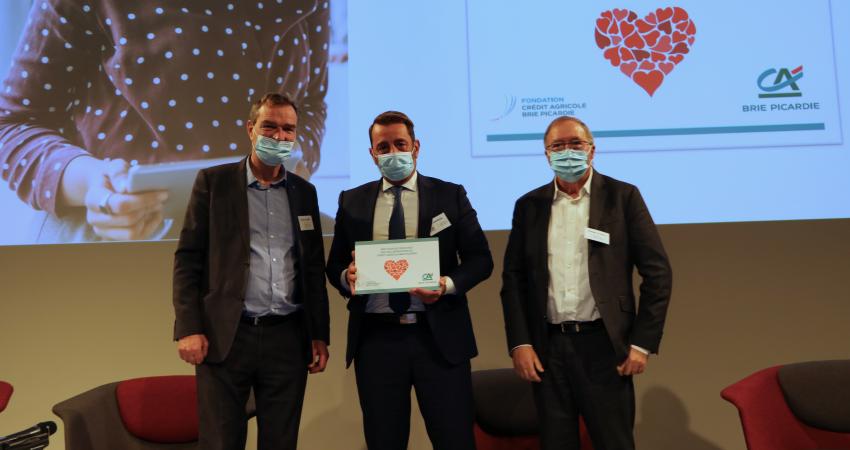 Le prix coup de cœur du premier appel à projets 2021 de la Fondation Crédit Agricole Brie Picardie a été décerné au projet de l'école O'Tech basée à Compiègne.