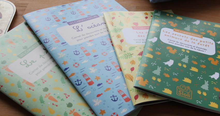 Les carnets d'activité et de créativité Sloli