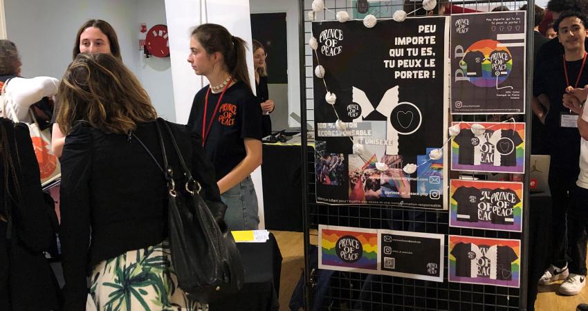 Les lycéens sont partis à Paris lors d'un événement Enactus pour défendre leur projet